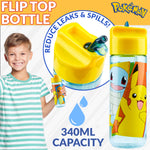 Pokemon Kids Lunchbox with Compartments and Water Bottle for School or Day Trips - Get Trend