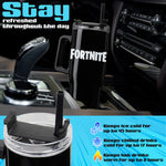 Fortnite Travel Mug, Insulated Tumbler Coffee Cup Stainless Steel - Get Trend