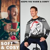 Disney Mens Christmas Jumper Crew Neck with Long Sleeves, Warm Cosy Xmas Jumper - Gifts for Men - Get Trend