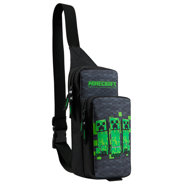 Minecraft Boys Crossbody Bag with Adjustable Strap - Gamer Gifts - Get Trend