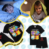 Pokemon Boys Short Pyjamas Set, Breathable Lounge Wear - Gifts for Boys