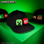 Minecraft Boys Baseball Cap with Removable Plush Accessory - Gamer Gifts - Get Trend