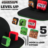 Minecraft Boys Baseball Cap with Removable Plush Accessory - Gamer Gifts - Get Trend