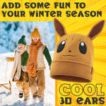 Pokemon Beanie Hat for Kids - Warm Cosy Knitted Winter Hats for Kids One Size - Anime Gifts for Kids - Get Trend