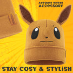 Pokemon Beanie Hat for Kids - Warm Cosy Knitted Winter Hats for Kids One Size - Anime Gifts for Kids - Get Trend