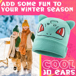Pokemon Beanie Hat for Kids - Warm Cosy Knitted Winter Hats for Kids One Size - Anime Gifts for Kids - Get Trend