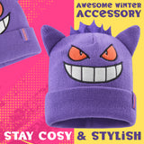 Pokemon Beanie Hat for Kids - Warm Cosy Knitted Winter Hats for Kids One Size - Anime Gifts for Kids - Get Trend