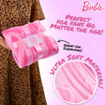 Barbie Soft Fleece Bed Blanket, Cosy Bed Throw 150 x 130cm - Gifts for Her - Get Trend
