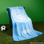 Manchester City F.C. Fleece Bed Blanket Soft Bed Throw 125 x 150cm Gifts for Him - Get Trend