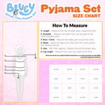 Bluey Pyjamas for Kids Girls and Boys PJs 2 Piece Nightwear T-Shirt Short Kids PJs Summer Soft Breathable Toddlers Lounge Wear Sizes 2-6 Years Bingo Gifts for Girls - Get Trend