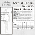 Womens Fluffy Coat with Hood, Cosy Stylish Faux Fur - Gifts for Her - Get Trend