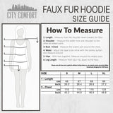 Womens Fluffy Coat with Hood, Cosy Stylish Faux Fur - Gifts for Her - Get Trend
