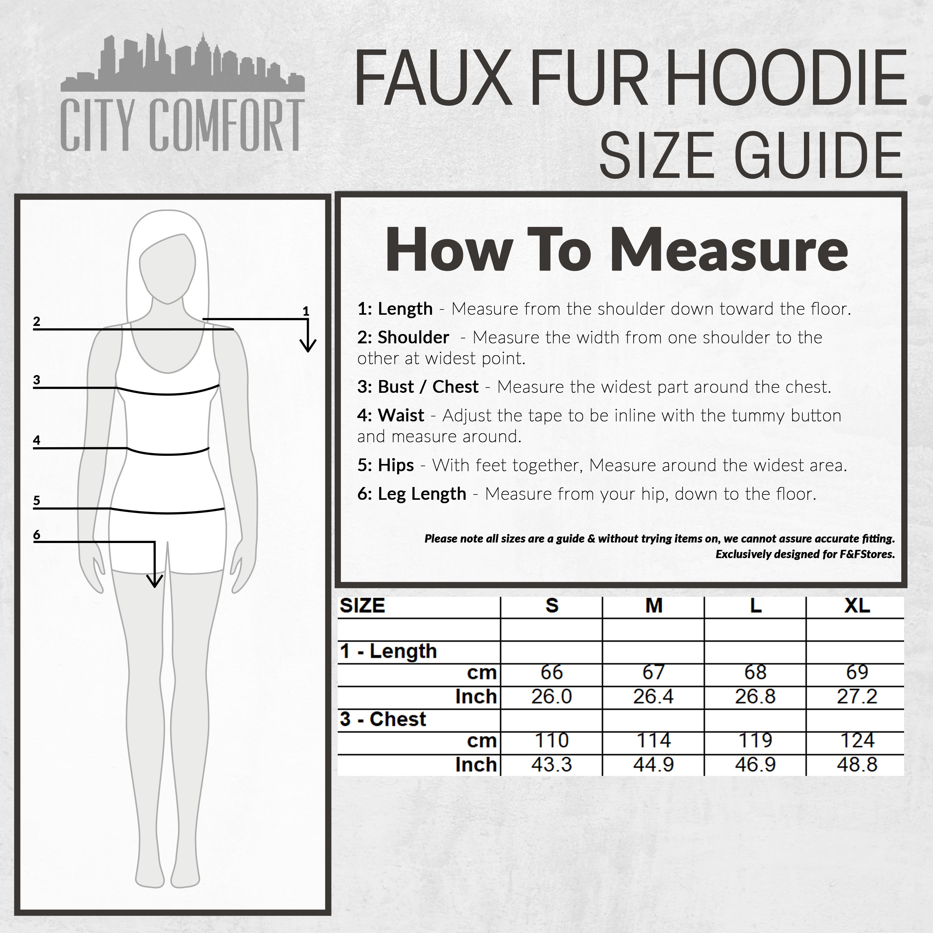 Womens Fluffy Coat with Hood, Cosy Stylish Faux Fur - Gifts for Her - Get Trend