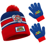 Super Mario Boys Winter Accessories Set, for School Travel - Boys Gifts - Get Trend