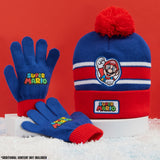 Super Mario Boys Winter Accessories Set, for School Travel - Boys Gifts - Get Trend