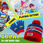 Super Mario Boys Winter Accessories Set, for School Travel - Boys Gifts - Get Trend