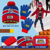 Super Mario Boys Winter Accessories Set, for School Travel - Boys Gifts - Get Trend