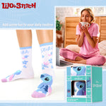 Disney Stitch Mug and Socks Gift Set for Women Calf Socks and Mug Stitch Gifts - Get Trend
