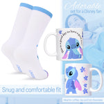 Disney Stitch Mug and Socks Gift Set for Women Calf Socks and Mug Stitch Gifts - Get Trend