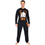 Dragon Ball Z Mens Long Pyjama Set, Soft Comfortable PJs Loungewear - Gifts for Men - Get Trend