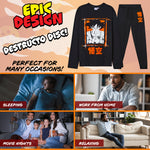 Dragon Ball Z Mens Long Pyjama Set, Soft Comfortable PJs Loungewear - Gifts for Men - Get Trend