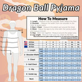 Dragon Ball Z Mens Long Pyjama Set, Soft Comfortable PJs Loungewear - Gifts for Men - Get Trend