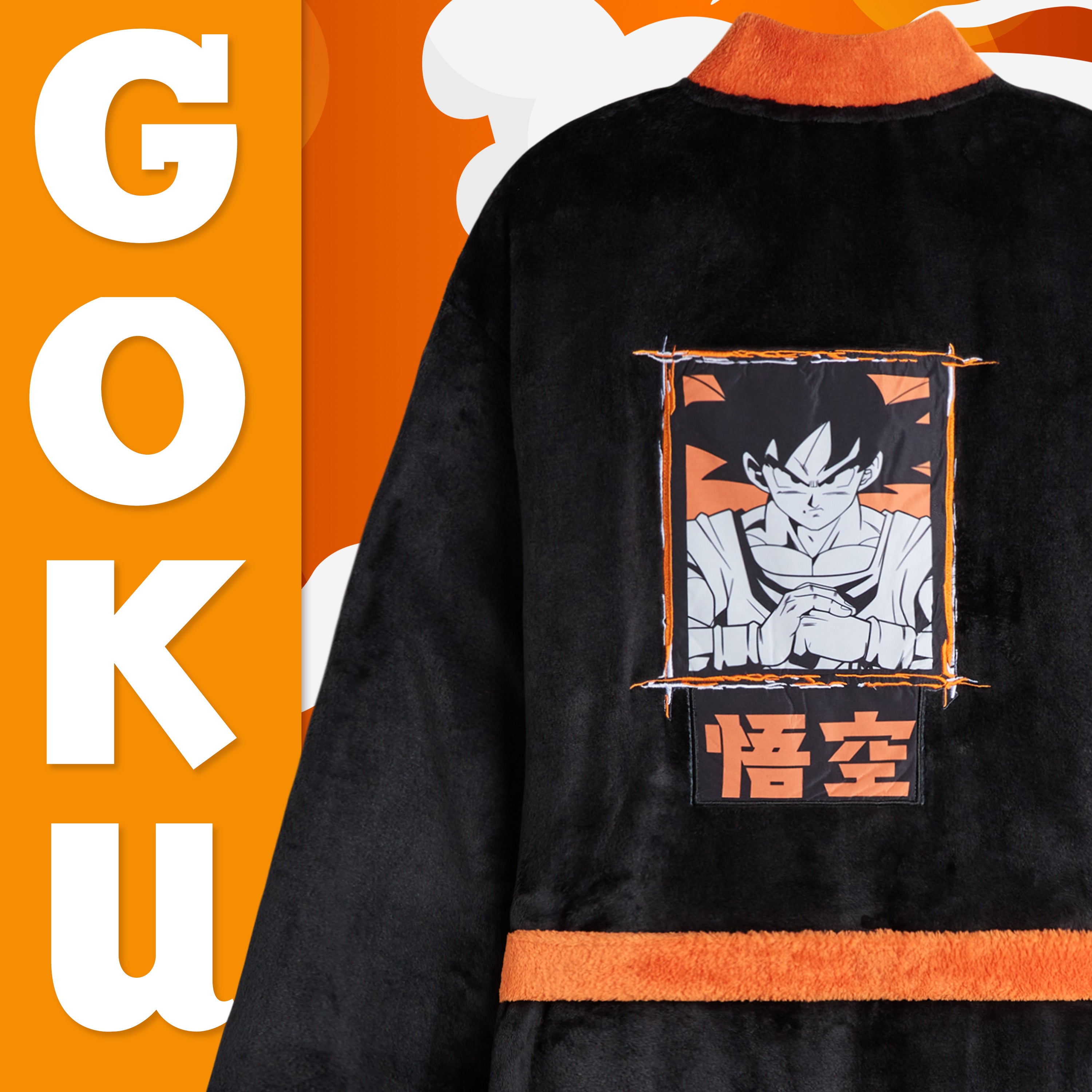 Dragon Ball Z Mens Fleece Dressing Gown Fluffy Bathrobe Loungewear Gifts for Him - Get Trend
