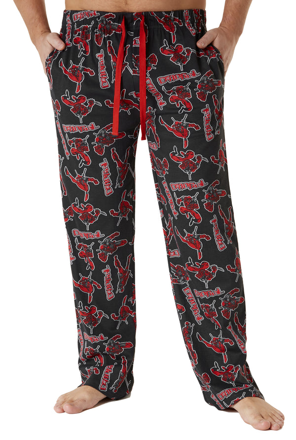 Marvel Pyjama Bottoms Men - Deadpool Pyjama Bottoms for Men - Get Trend