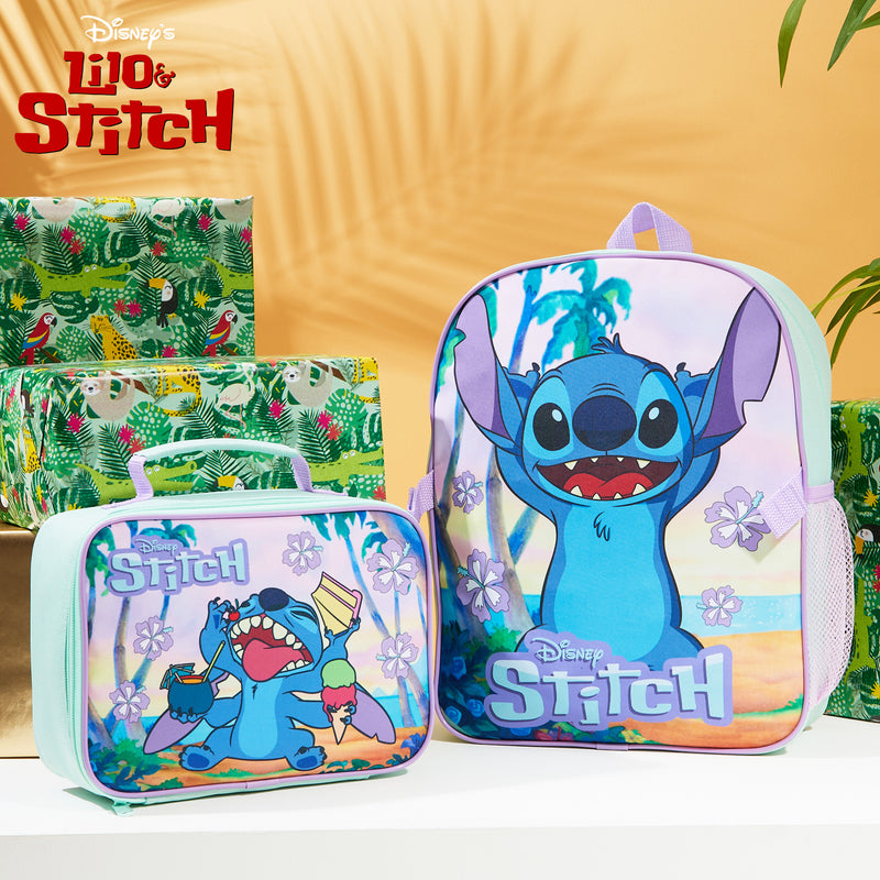 Disney Stitch School Bags for Girls with Detachable Lunch Bag - Get Trend