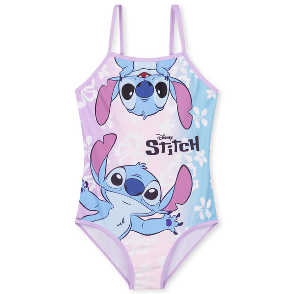 Disney Stitch Girls Swimming Costume, Stretchy Swimsuit for Beach Pool - Get Trend