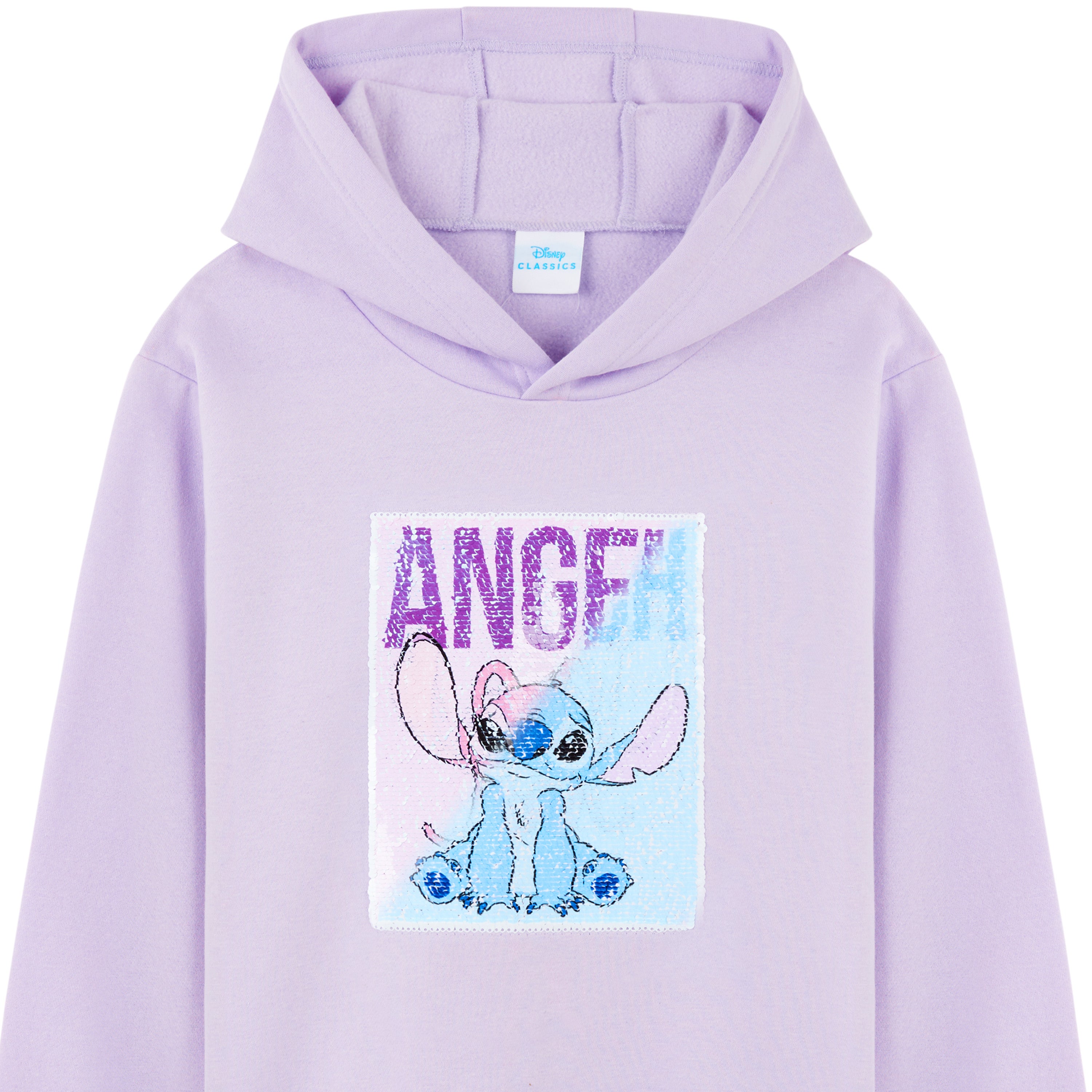 Disney Stitch Hoodie for Girls Teenagers, Reversible Sequin Design Cosy Hooded Sweatshirt - Stitch Gifts for Her - Get Trend