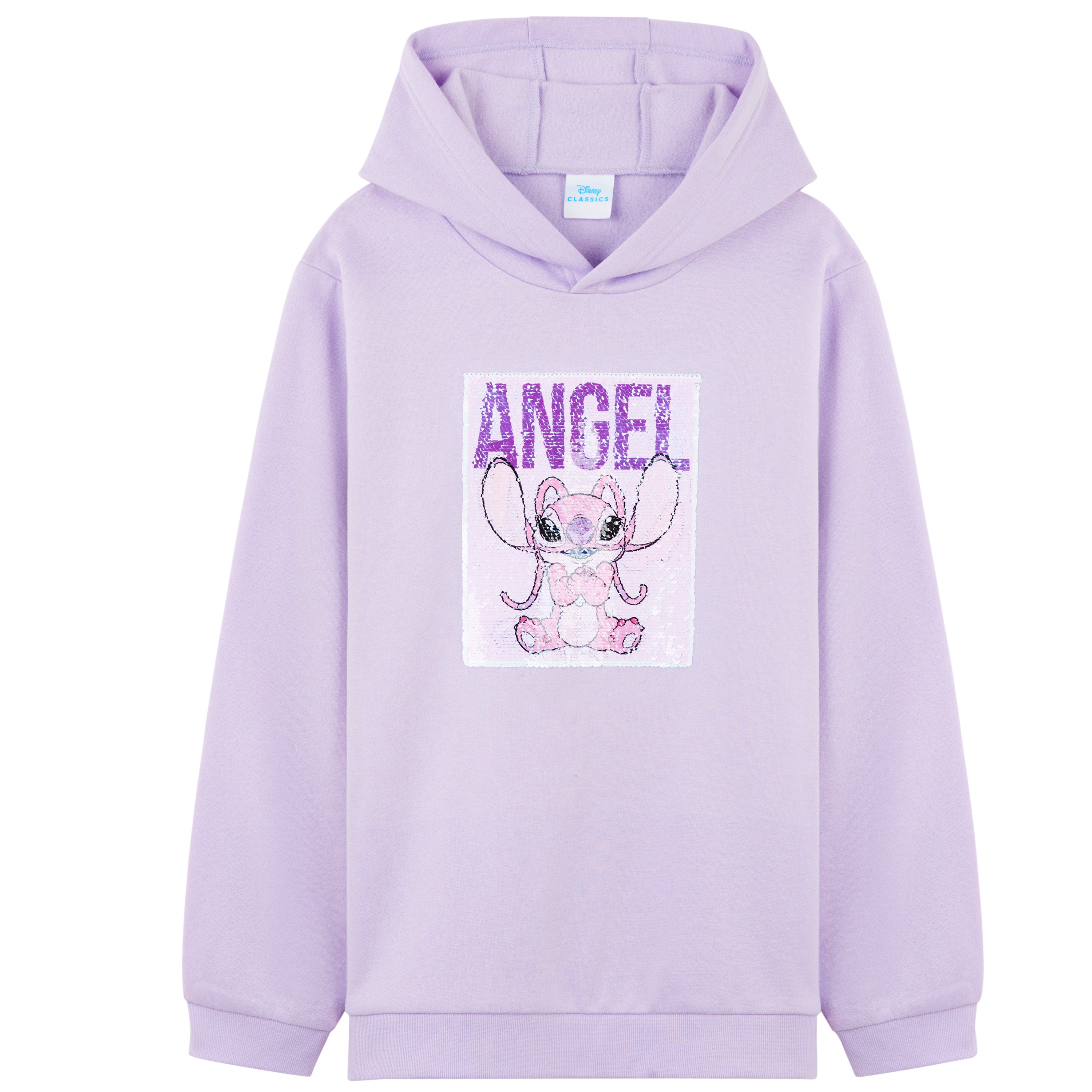 Disney Stitch Hoodie for Girls Teenagers, Reversible Sequin Design Cosy Hooded Sweatshirt - Stitch Gifts for Her - Get Trend