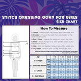 Disney Stitch Girls Teenagers Fleece Dressing Gown with Hood & Pockets, Cosy Robe Fluffy Loungewear Nightwear - Stitch Gifts - Get Trend