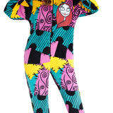 Disney The Nightmare Before Christmas Womens Fleece Onesie with Hood, Cosy Loungewear - Gifts for Her - Get Trend
