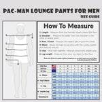 Pac-Man Mens Pyjama Bottoms, Comfy Cotton PJs Loungewear Trousers with Pockets - Gifts for Him - Get Trend