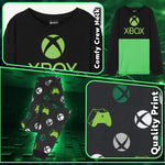 Xbox Boys Long Pyjama Set, 2 Piece Soft Comfortable Cotton PJs Loungewear - Get Trend