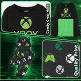 Xbox Boys Long Pyjama Set, 2 Piece Soft Comfortable Cotton PJs Loungewear - Get Trend
