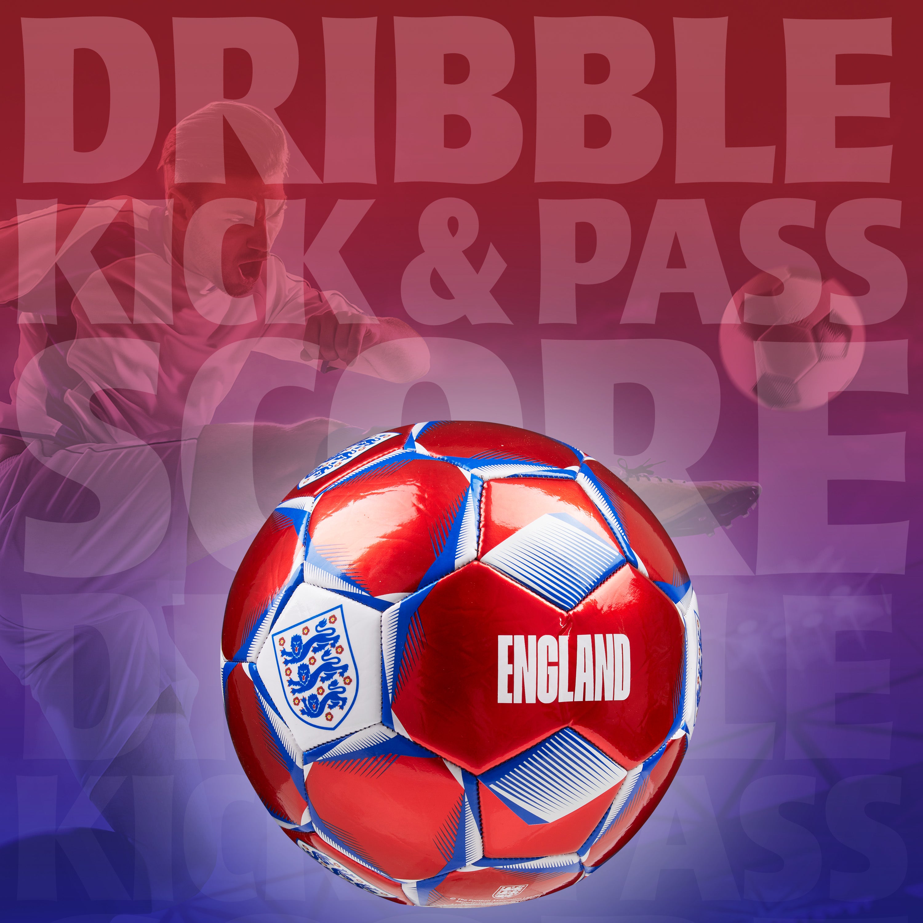 England FA Football - Soccer Ball for Adults & Teenagers - Size 5 - Get Trend