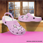 Hello Kitty Clogs Womens Teens Winter Fleece Lining & Removable Charms - Get Trend
