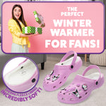 Hello Kitty Clogs Womens Teens Winter Fleece Lining & Removable Charms - Get Trend
