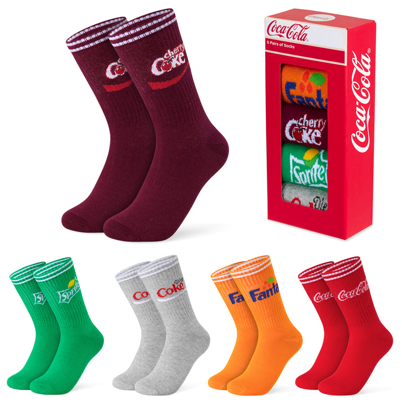 Coca Cola Calf Length Socks for Adults Teenagers - Get Trend