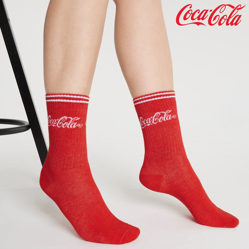 Coca Cola Calf Length Socks for Adults Teenagers - Get Trend