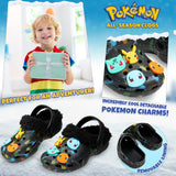 Pokemon Boys Clogs with Removable Fur Lining & Charms, Anime Gifts for Boys - Get Trend