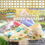 Pokemon Kids Clogs with Removable Fur Lining & Charms, Anime Gifts for Kids - Get Trend