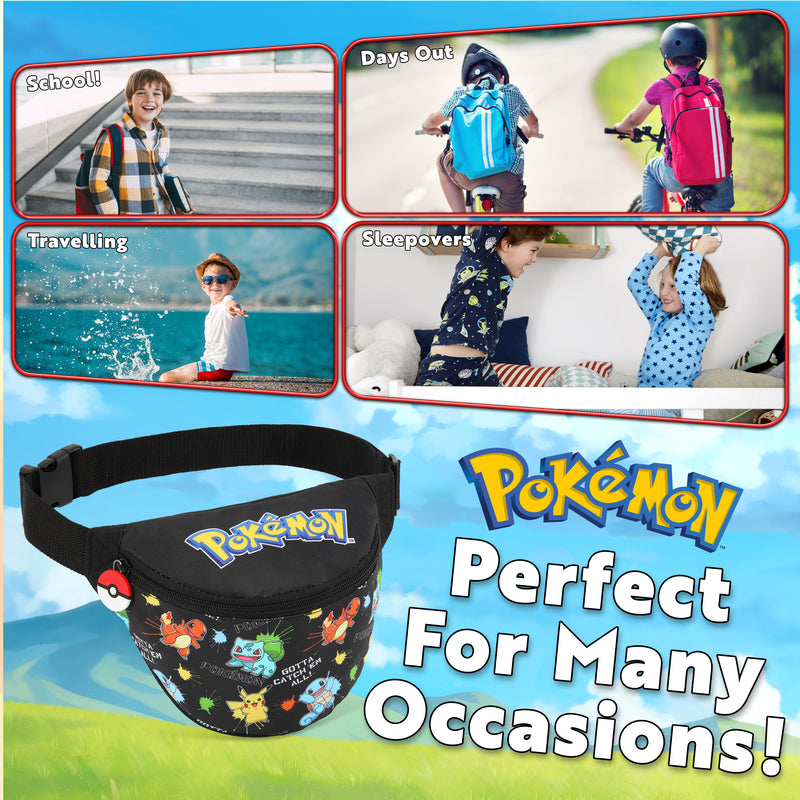Pokemon Bag Kids Bum Bag, Pokemon Bum Bag for  Boys & Girls - Get Trend