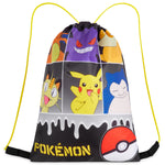 Pokemon Kids Drawstring Bag - Pikachu String Swim Bag for School, Sports, PE Bag - Get Trend