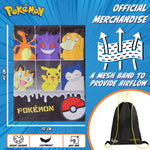 Pokemon Kids Drawstring Bag - Pikachu String Swim Bag for School, Sports, PE Bag - Get Trend