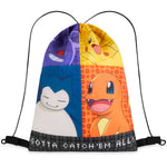 Pokemon Kids Drawstring Bag - Pikachu String Swim Bag for School, Sports, PE Bag - Get Trend
