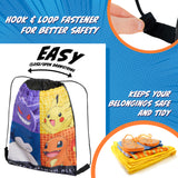 Pokemon Kids Drawstring Bag - Pikachu String Swim Bag for School, Sports, PE Bag - Get Trend