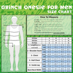 The Grinch Mens Fleece Hooded Onesie, Fluffy Loungewear - Funny Gifts for Him - Get Trend